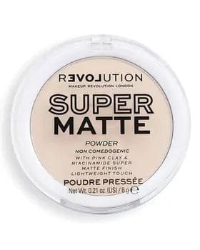 Pudra kompakt mat - Makeup Revolution Super Matte Pressed Powder VANILLA