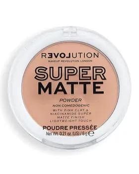 Pudra kompakt mat - Makeup Revolution Super Matte Pressed Powder WARM BEIGE