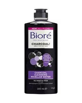 Мицеллярная вода с углем для снятия макияжа - Biore Charcoal Cleansing Micellar Water