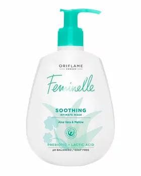 Intim gigiýenasy üçin gel Oriflame Feminelle Aloe Vera & Mallow 300 ml