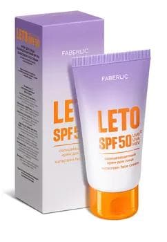 Leto Güneşden Goraýyşly Ýüz Kremi SPF 50. 52 g. 50 ml. 12081