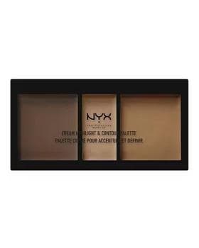 Kontur paletka - NYX Professional Makeup Cream Highlight & Contour Palette №03