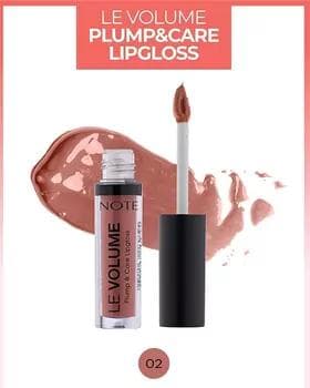 Блеск для губ - Note Le Volume Plump & Care Lipgloss №02
