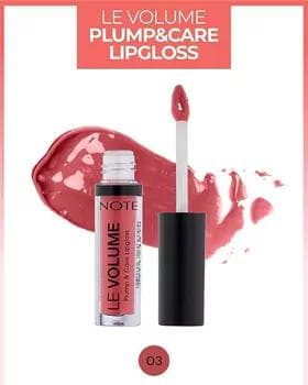 Блеск для губ - Note Le Volume Plump & Care Lipgloss №03