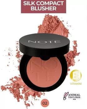 Румяна - Note Luminous Silk Compact Blusher №02