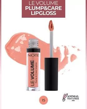 Blesk dodak üçin - Note Le Volume Plump & Care Lipgloss №15