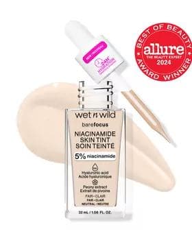 Тональный крем - Wet N Wild Bare Focus Niacinamide Skin Tint FAIR