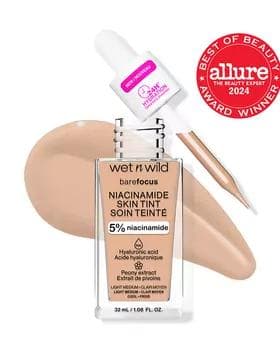 Тональный крем - Wet N Wild Bare Focus Niacinamide Skin Tint LIGHT MEDIUM
