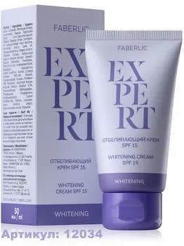 Aklaýjy krem SPF 15 Expert Faberlic 12034, 50 ml