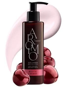Beden we el üçin krem-parfum Mystic Cherry Faberlic 13006, 200 ml