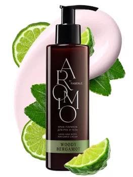Woody Bergamot eli we beden atyr kremi Faberlic 13002, 200 ml