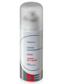 Dezodorant-antiperspirant spreý Faberlic Expert Pharma «Light» 2679, 125 ml