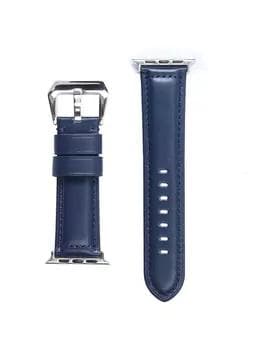 Apple Watch 42-44mm (45mm) Polo Sagat Saplary Arassa kozha gök reňk
