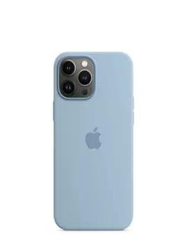 iPhone 13Pro Max Leather Case Açyk Gök Çehol