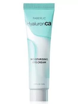 Nemlendiriji göz gabagy üçin krem Faberlic HyaluronCa 2818, 15 ml