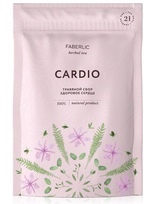 Травяной сбор №4 Herbal Tea CARDIO, Вес: 31 г Faberlic15664