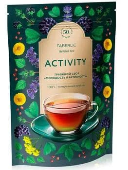 Ösümlik ýygyndysy «Ýaşlyk we işjeňlik» Faberlic 15973, Agramy: 50 gr