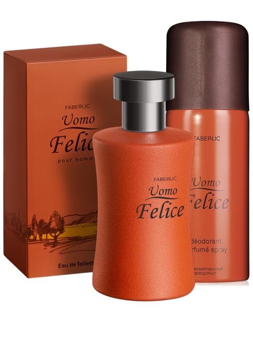Подарочный набор для мужчин Faberlic Uomo Felice 100 мл