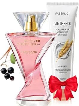 Parfýumeriýa suwy ORIFLAME «So fever together her» 50 ml alana + SOWGAT 2/1 el krem «PANTENOL» FABERLIC 12227 100 ml