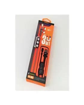 MOXOM iOS MiKRO TYPCE 3in1 USB Magnitli Kabel