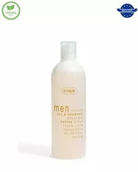 Ziaja men Erkekleriň duş geli we şampun 400 ml (Горный перец)