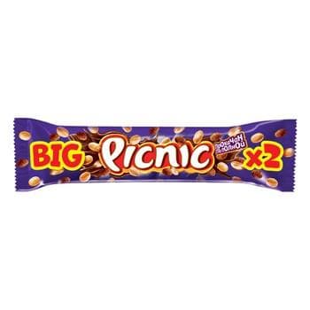 Batonçik Big Picnic, arahisli we kişmişli 76 gr