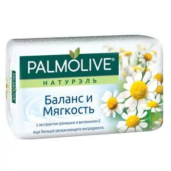 Sabyn Palmolive "Balans we ýumşaklyk" romaşka we E witaminiň ekstrakty 90 g