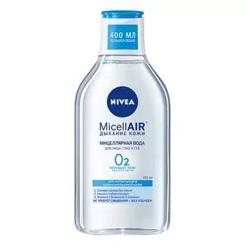 Nivea "MicellAIR" misellýar suwy, kadaly we kombinirlenen deriler üçin 400 ml