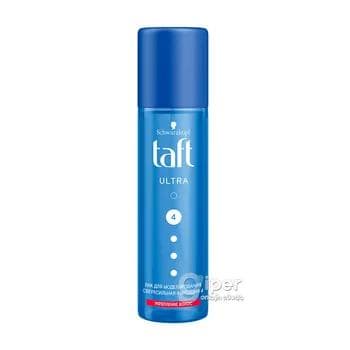 Taft saç üçin lak ULTRA, ekstra-güýçli fiksirleme, 250 ml