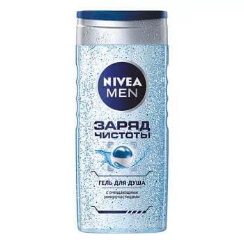 Duş geli Nivea Men "Tämizligiň zarýady" 250 ml