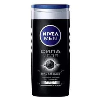 Duş geli Nivea Men "Kömüriň güýji" 250 ml