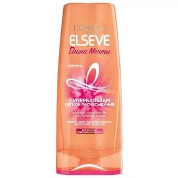 Elseve balzam "arzuw edilýän uzynlyk" uzyn we zaýalanan saçlary ýeňil daramak üçin, 200 ml