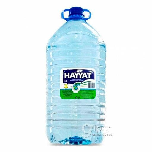 Arassalanan agyz suwy Haýýat, 5 lt