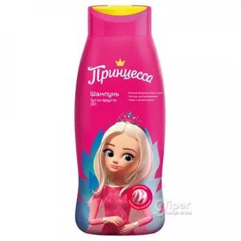 Çagalar üçin şampun "Принцесса" 2 in 1 Tutti-Frutti, 400 ml