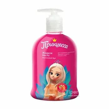 Çagalar üçin suwuk sabyn Принцесса "Şetdaly şowhuny", 490 ml