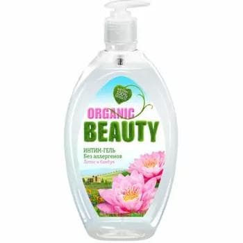 Intim gigiýenasy üçin gel ORGANIC BEAUTY Lotos we bambuk , 500 ml