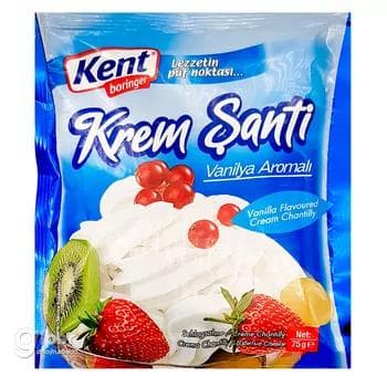 Çişirilen gaýmak wanil tagamly "Krem Şanti" Kent Boringer, 75 gr