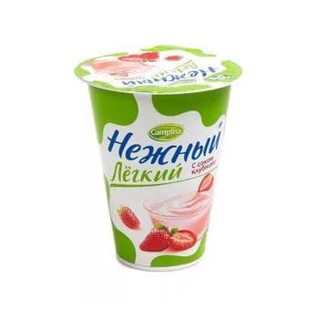 Ýogurt "Нежный" ýeňil ýertudana şireli, 0,1%, 320 gr