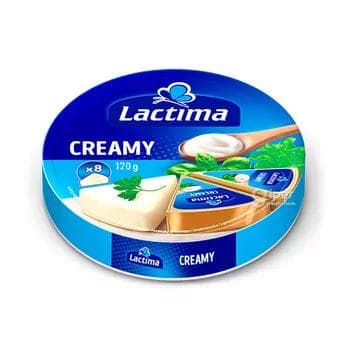 Ereme peýnir Lactima Creamy, (8 sany) 120 gr