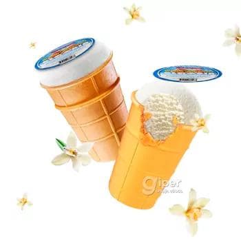 Doňdurma Bal-Gaýmak gaýmakly wafli stakanda, 50 gr