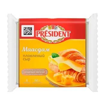 Ereme peýnir President "Мааздам" 40%, 150 gr