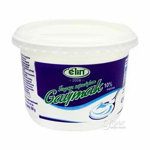 "Elin" uýadylan gaýmak ýaglylygy 10%, 500 gr