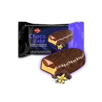 Täze aý "Choco cake" şokolad huruşly şokolad örtükli wanil tagamly keks, 38.5 gr