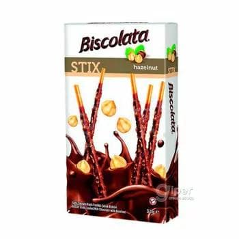 Biscolata Stix Палочки молочным шоколадом с фундуком, 32 г