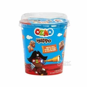 OZMO "Hoppo" şokolad krem naçinkaly kökeler, 90 gr