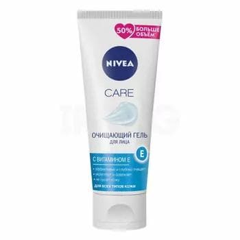 Ýüz ýuwujy gel Nivea Care E witamini bilen arassalaýjy, 225 ml