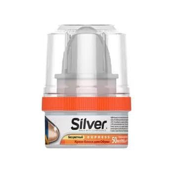 Aýakgap üçin ýalpyldawuk krem Silver Express (reňksiz) 50 ml