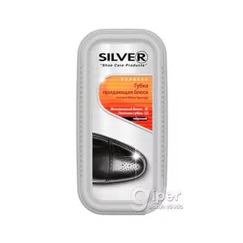 Aýakgap üçin gubka Silver Express Öwüşgin berýär Gara