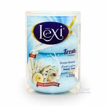 Туалетное мыло Lexi "Ocean Breeze", 4*115 г (460 г)