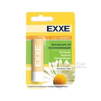 Dodak üçin balzam EXXE dikeldiji 3-in-1 effektli, 4,2 gr (stik)